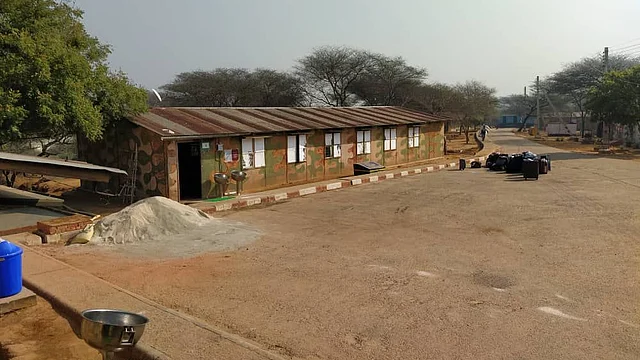 The quarantine facility set up at Manesar, Haryana.