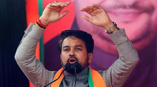 Union Finance Minster Anurag Thakur