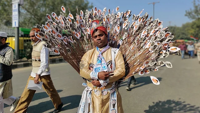 Uday Veer worked on his peacock outfit for a week.