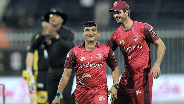 Pravin Tambe was part of the Abu Dhabi T10 League last year, turning out for the Northern Warriors.