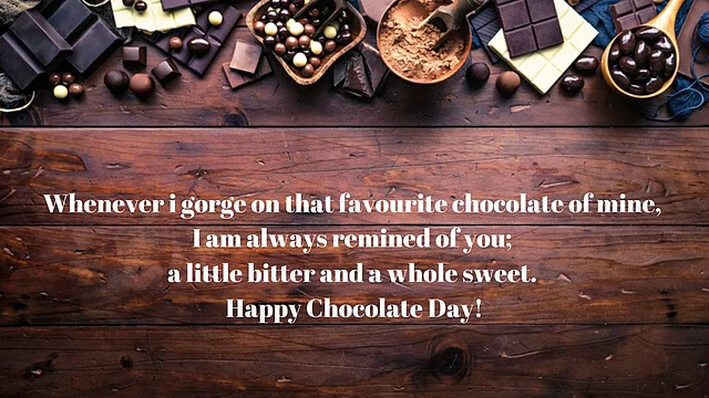 Chocolate Day Wishes in English