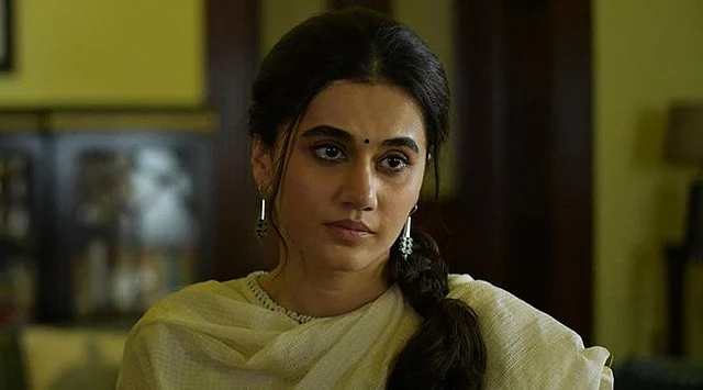 Taapsee in a still from <i>Thappad</i>