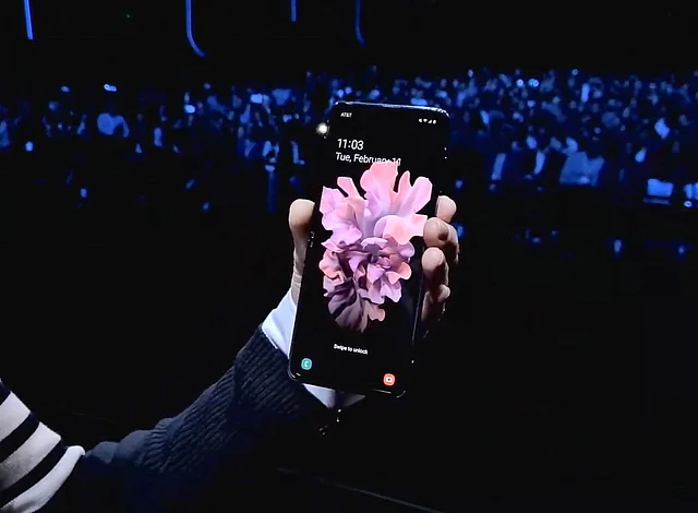 The Galaxy Z Flip offers a 6.7-inch display.