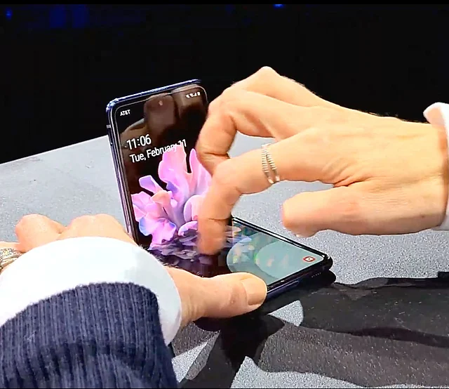The new Z Flip comes with folding glass technology.