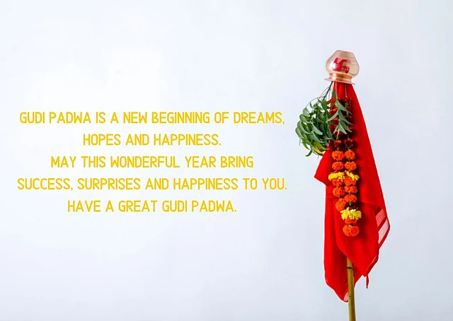 Gudi Padwa wishes in English