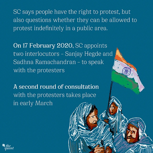 SC appointed interlocutors meet the protesters 