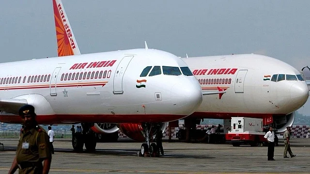 File picture of Air India flights.