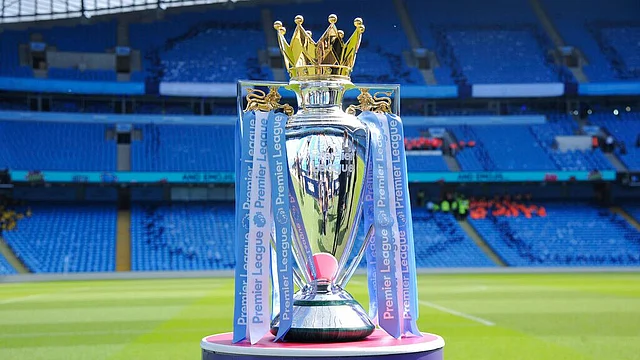 The English Premier League trophy.