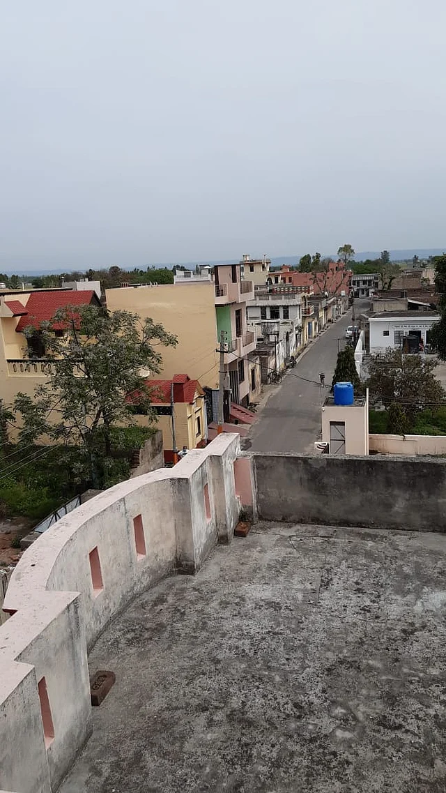 A visual from Raman Kumar’s terrace in Pathlawa village. He and his family has been in quarantine since 19 March.