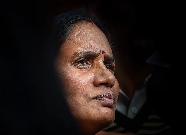 Nirbhaya’s mother leaves from Patiala House Court, in New Delhi, Thursday, 5 March, 2020.