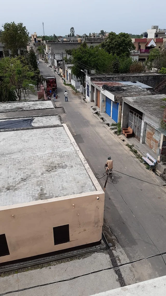 How Pathlawa village looks under the lockdown since the afternoon of 19 March, this is three days before PM Modi announced a national lockdown.