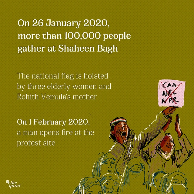 3 elderly women & Rohith Vemula’s mother hoist the National Flag on 26 January 2020