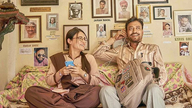 Radhika Madan and Irrfan in <i>Angrezi Medium.</i>