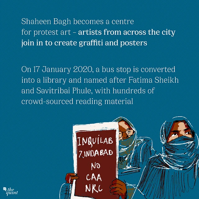 Shaheen Bagh becomes a centre for protest art