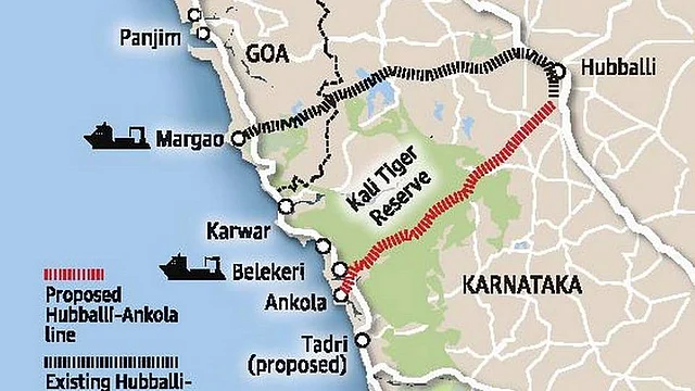 Steamrolling opposition to the Hubballi-Ankola railway line, Chief Minister BS Yediurappa cleared the controversial project.
