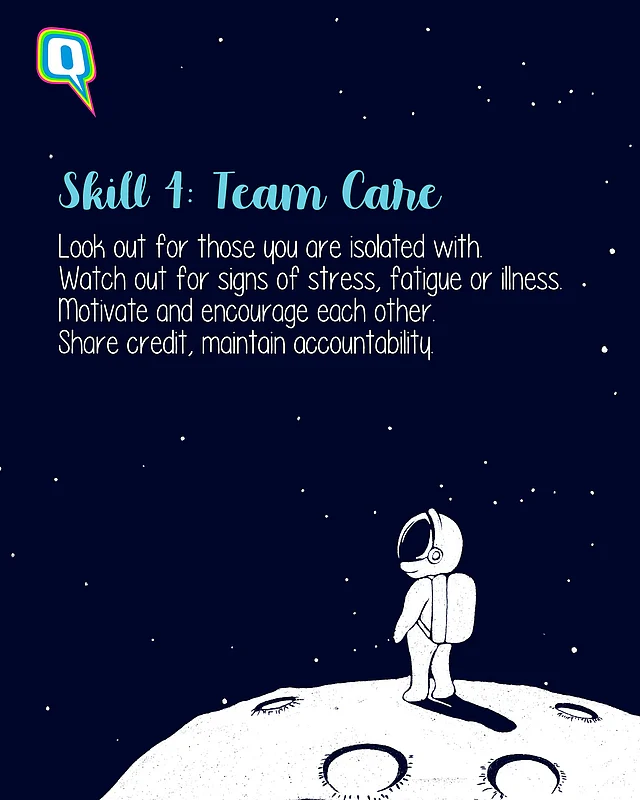 Look after everyone in isolation with you