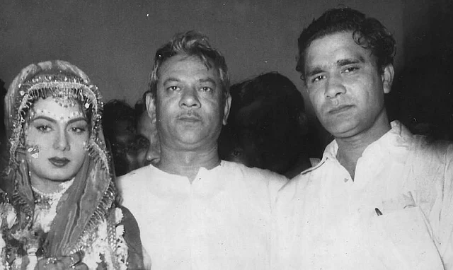 Nimmi, filmmaker Mehboob Khan and her husband S Raza Ali.