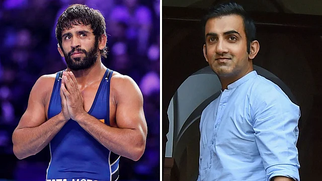 While Bajrang Punia (left) has donated his six month’s salary to Haryana coronavirus relief fund, Gautam Gambhir released Rs 50 lakh from his Members of Parliament Local Area Development Scheme.