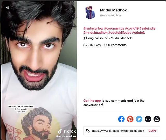 The video can be viewed on Twitter <a href="https://twitter.com/baxiabhishek/status/1241239380284583936?s=21">here</a>.