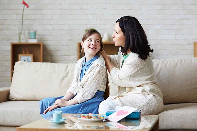 Talk to them, of how cancer is curable, and how the doctors will do their best, and how you will give it your best shot.