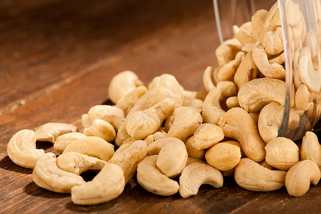 Cashews are real T-boosters.
