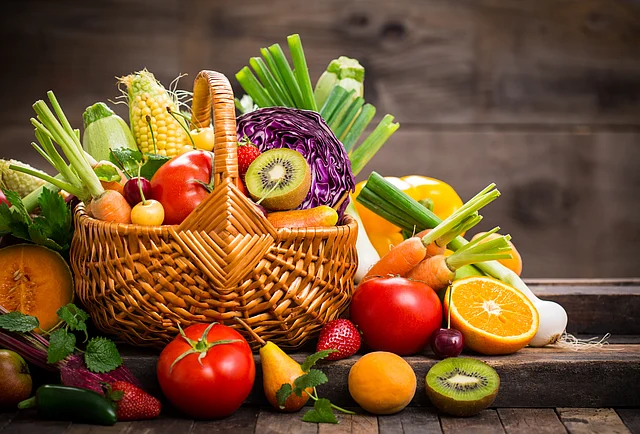 Most of the veggies are low in calories and fat and are naturally cholesterol free.