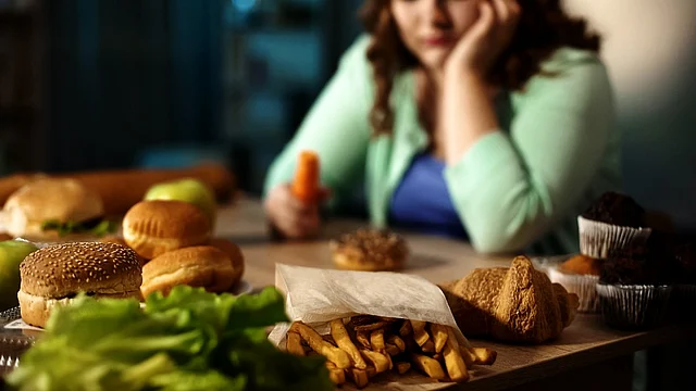 The focus is not on your hunger but on your emotions.
