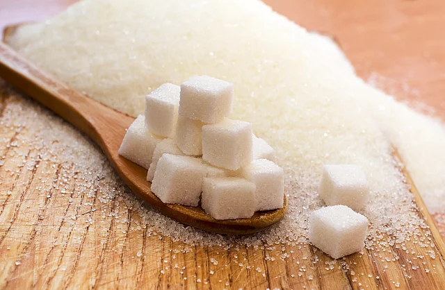 When you consume sugar beyond a certain point (5-8 grams of glucose for most humans), your body switches from burning fat to burning sugar for energy.