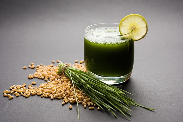 Start your morning with wheat grass.