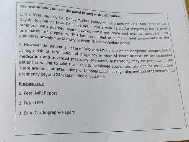 The board’s recommendation in the cases.