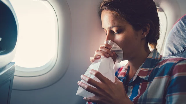 Planes are usually clean and disinfected, but it’s always better to take precautions
