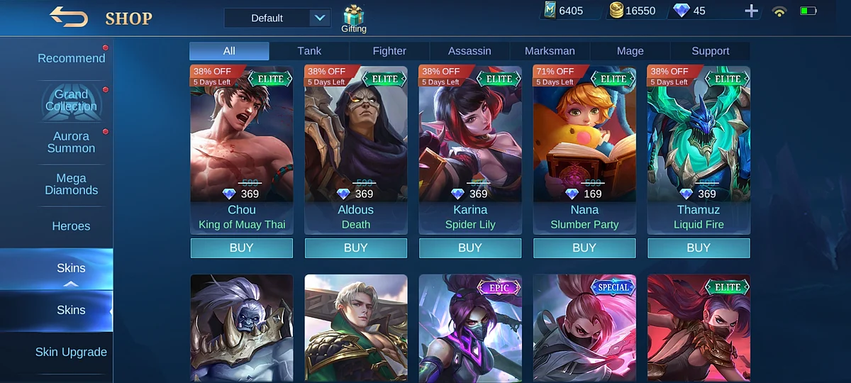Discounted Skin Preview