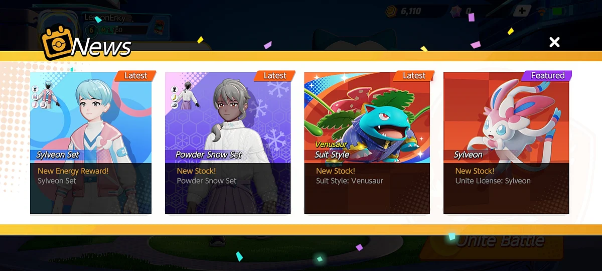 New cosmetics have also arrived alongside Sylveon.