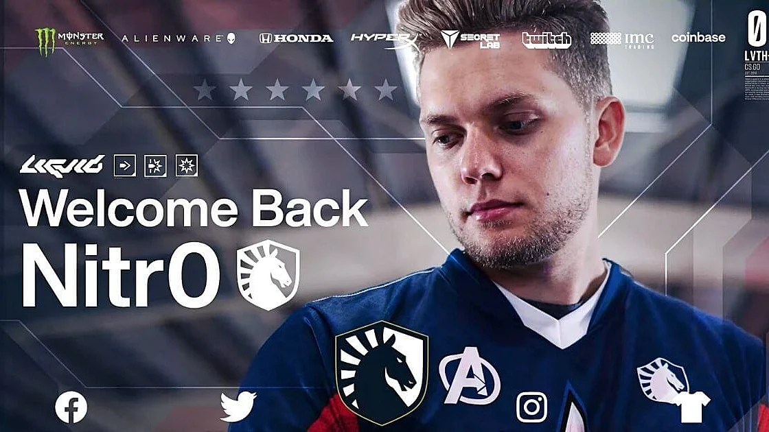 Nitr0 Comes Back To CS:GO With Team Liquid