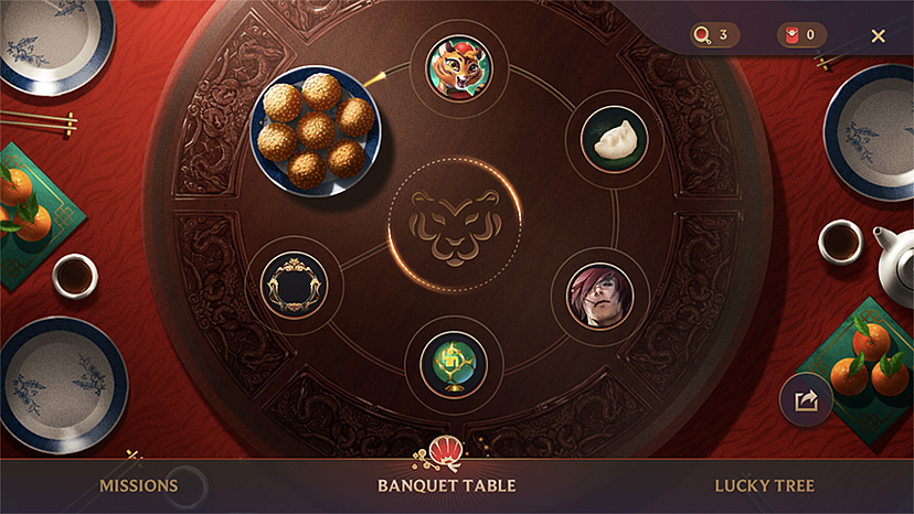 Lunar Banquet Table Preview