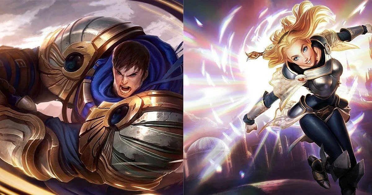 Garen and Lux from Demacia