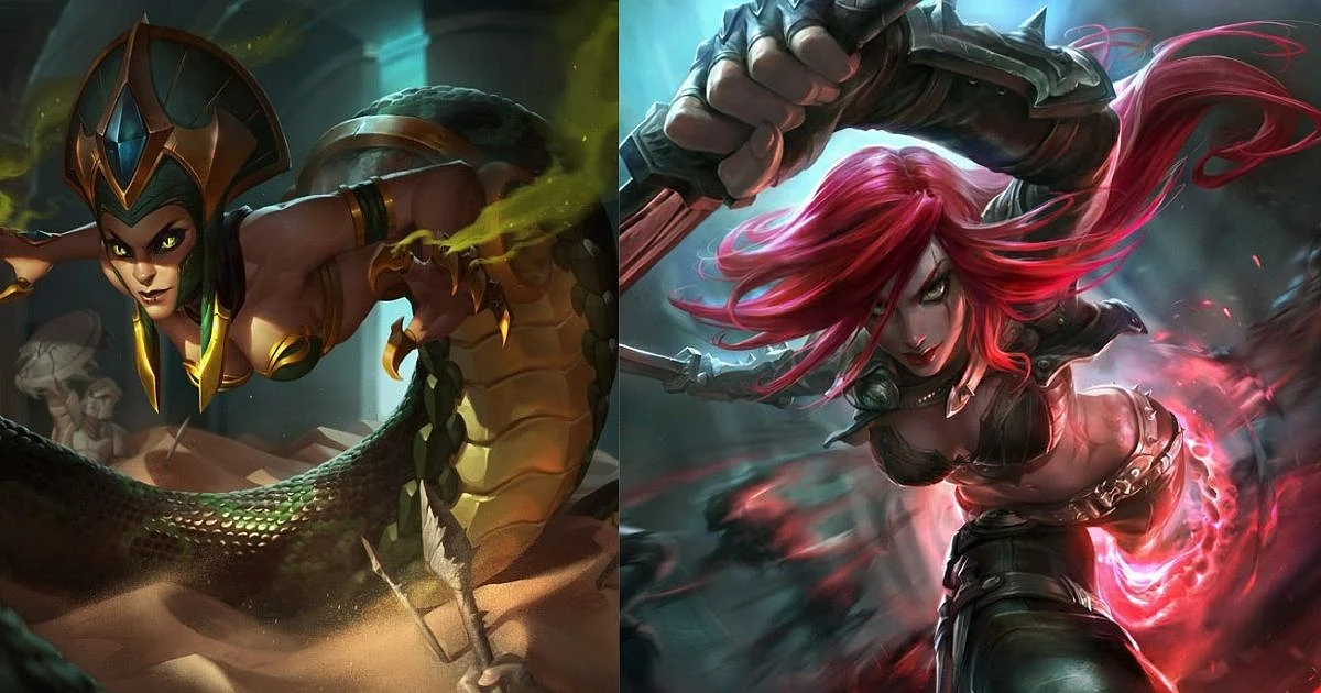 Noxian sisters Katarina and Cassiopeia