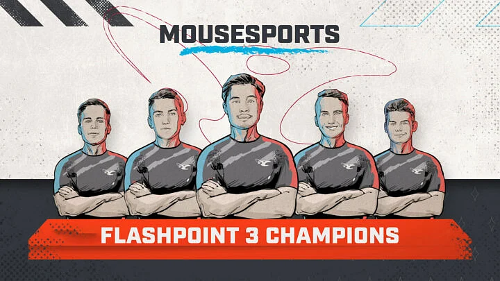 Flashpoint Season 3 Champions - Ropz, Frozen, Bymas, Acor, Dexter