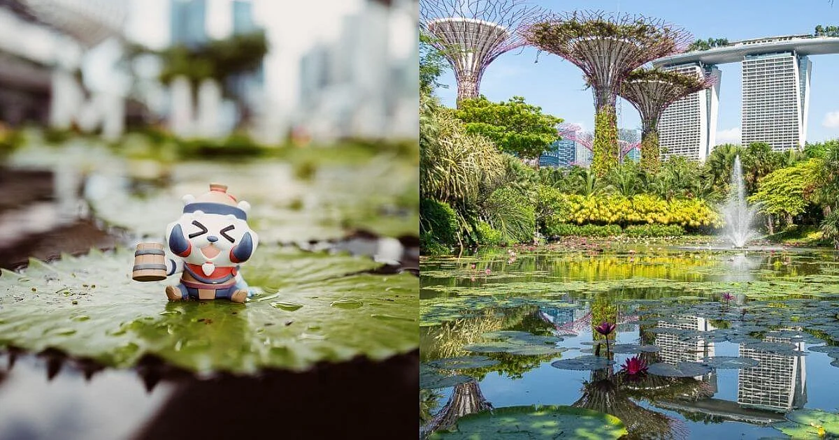 Image posted by Valve vs Image of Marina Bay Sands