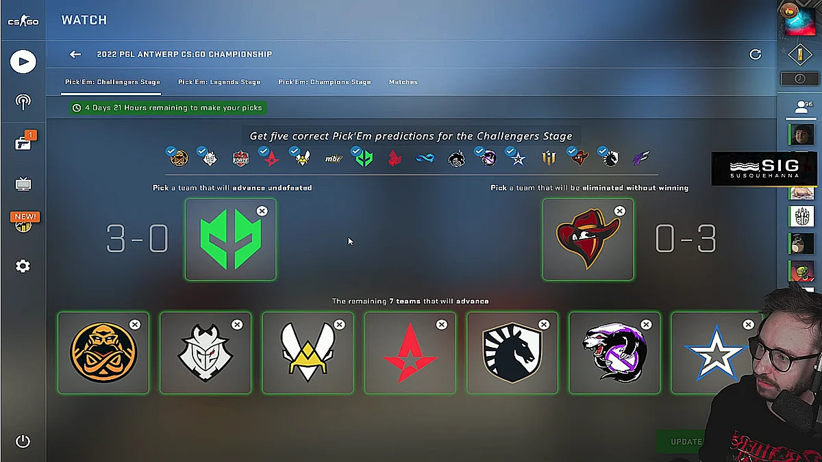 GeT_RiGhT Pick'Em prediction for Challenger Stage of Antwerp Major