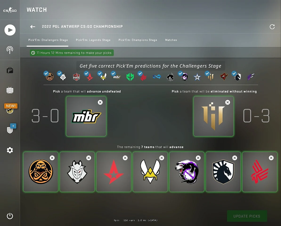 Bleh Pick'Em prediction for Challenger Stage of Antwerp Major