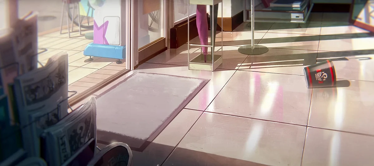 Ramen cup strewn on the floor could be a hint for Star Guardian Akali