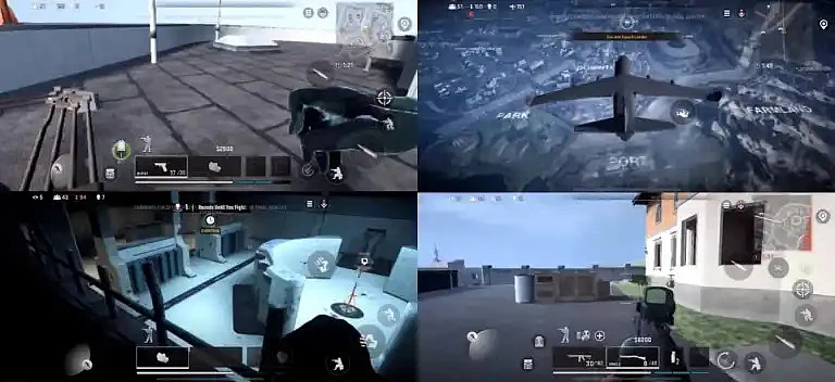 Screenshots of the COD Warzone Mobile Testing Phase