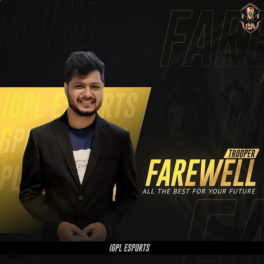 Trooper was removed from IGPL Esports in December 2021