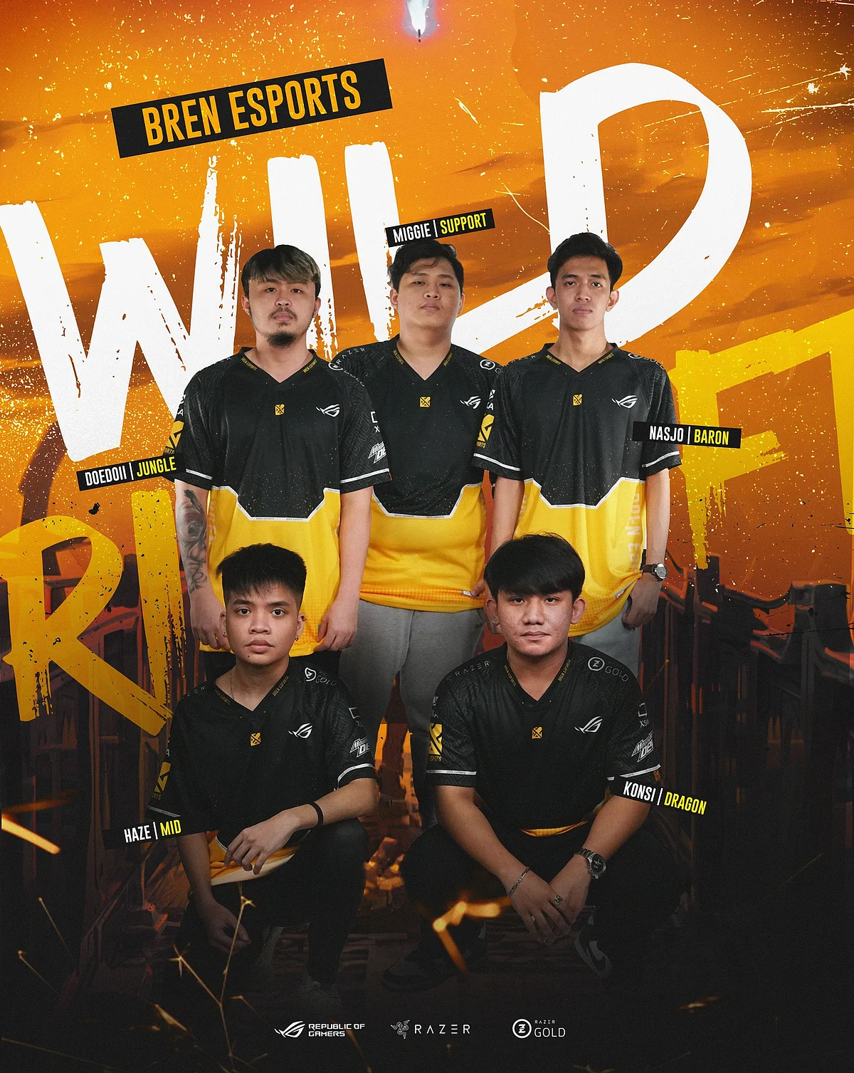 Bren Esports Wild Rift roster reveal.