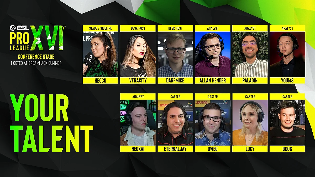 ESL Pro League Conference Season 16 - Talent