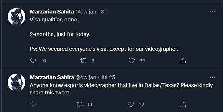 BOOM Esports' general manager confirms that all the five players had received their US visas for the Arlington Major