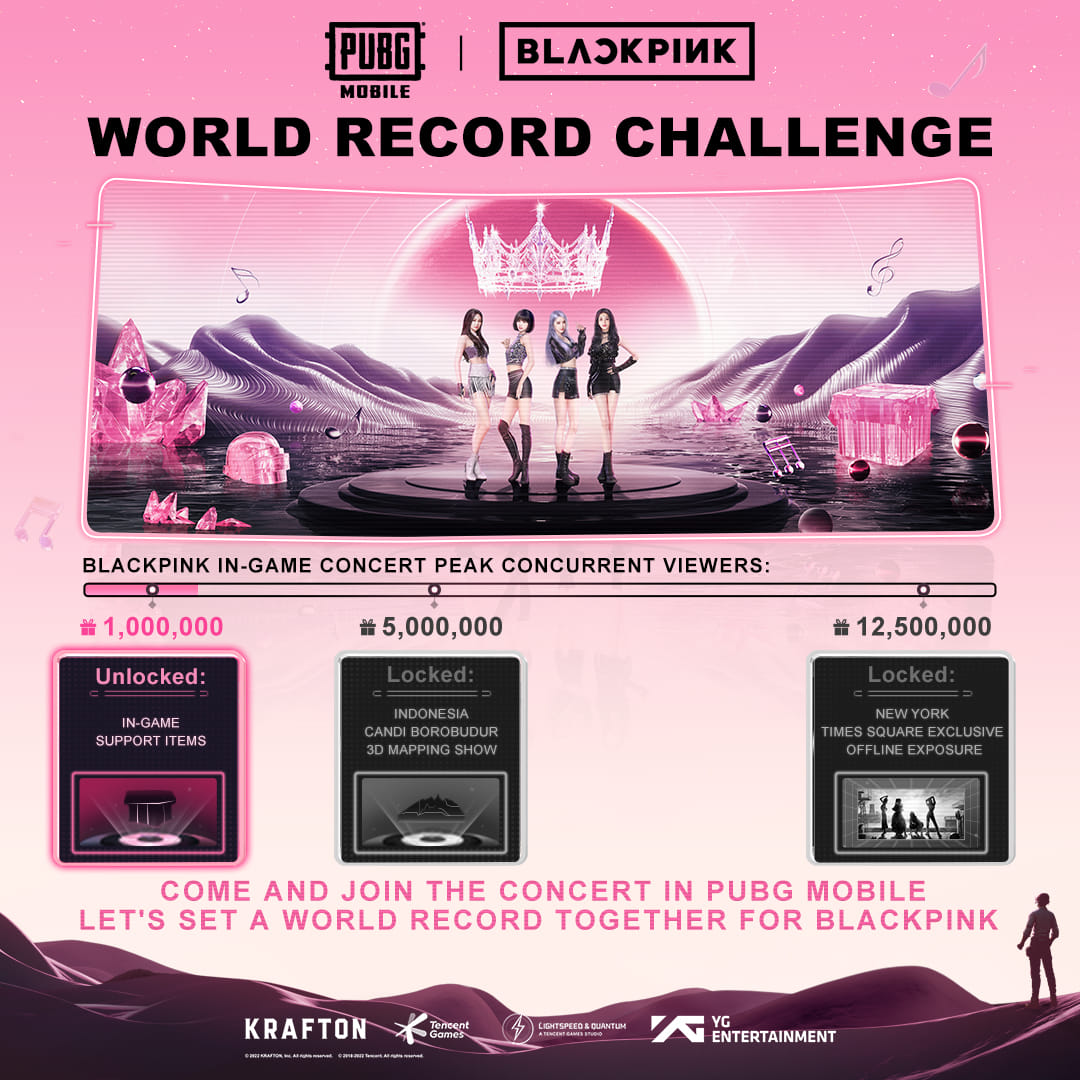 PUBG Mobile x BLACKPINK Virtual Concert: Schedule, Events, Prizes, Song List