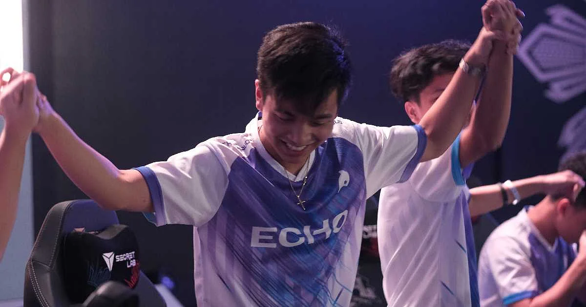 ECHO celebrates their victory against Blacklist International