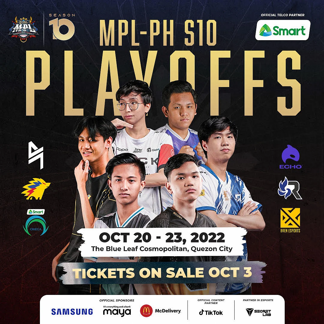 MPL PH Season 10 Playoffs will be held on 20th October.